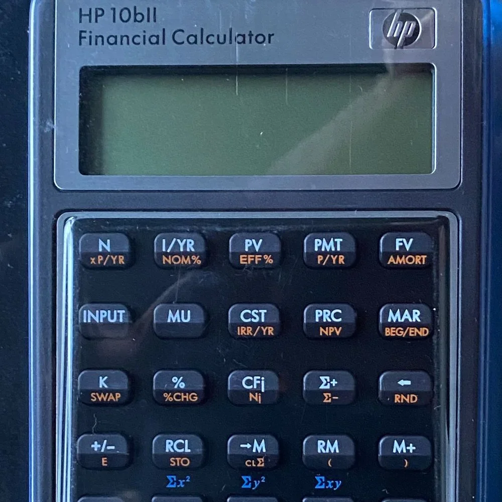 Hewlett Packard HP10bll Financial Calculator